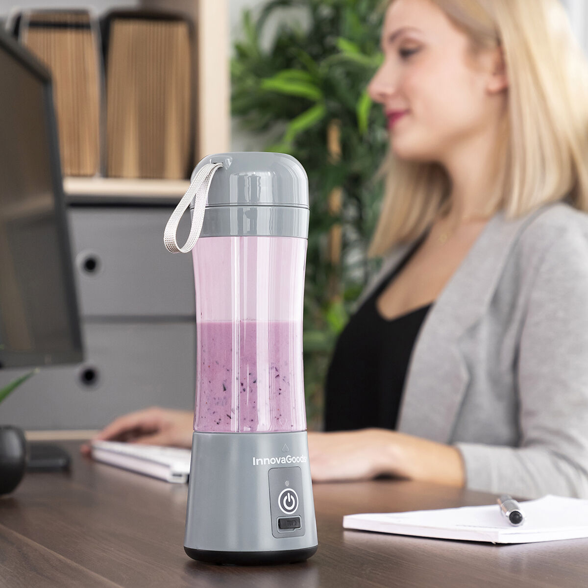 Hordozható újratölthető pohár turmixgép Shakuit InnovaGoods_1